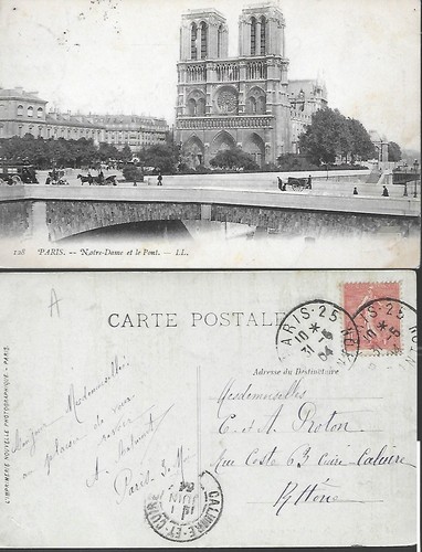 Cpa carte postale - , paris