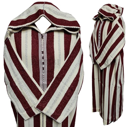 Djellaba capuche rayée - djellaba,