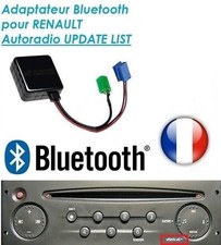 ADAPTATEUR BLUETOOTH AUXILIAIRE RENAULT AUTORADIO UDAPTE LIST clio 2 3 modus