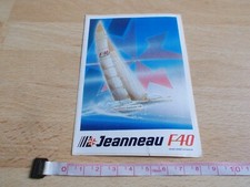 Autocollant bateau jeanneau - bateau,