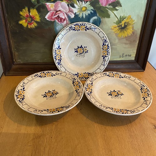 Assiettes anciennes creuses - anciennes,