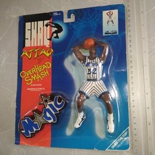 RARE KENNER 1993 - SHAQ ATTAQ - Shaquille O'Neal - overhead SMASH  orlando MAGIC