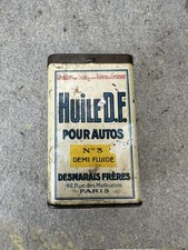ANCIEN BIDON D'HUILE POUR