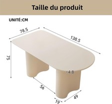 Guyii Table à manger moderne