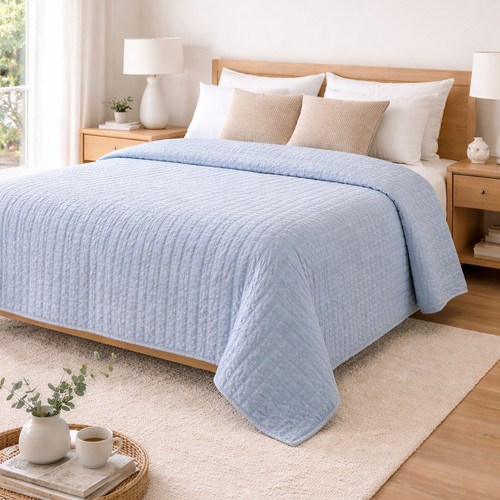 Couvre lit matelassé - matelassé, double