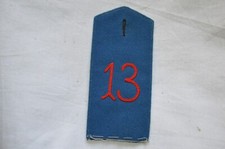 PATTE D'EPAULE ALLEMANDE IR 13 (1° WESPHALIEN)-GERMAN SHOULDER BOARDS IR 13-1°WW