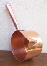 Casserole à sucre MATFER d. 16 cm, cuivre q. pro.  COPPER SUGAR PAN 2.57 Lb TBE