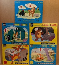 5 albums Sylvain et Sylvette N° 55 56 59 66 69