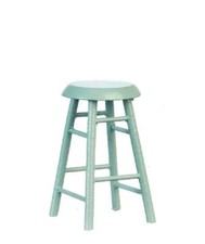 Tabouret De Bar Miniature De Cuisine Café À Quatre Pieds Gris