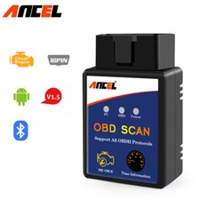ANCEL ELM327 V1.5 OBD2 Lecteur de Code Bluetooth Diagnostic Scan Tool Check E...