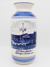 Vase Publicitaire Vintage de Delft – Café Restaurant Napoléon à Rijsbergen