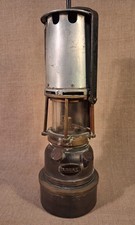 Lampe De Mineur ARRAS verre Baccarat 1930 Indus.