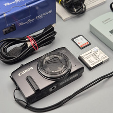 Canon PowerShot SX270 HS 20x Zoom Digital Camera Black 12,1MP, Full HD, Charger