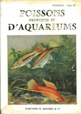 Livre poissons exotiques et d'aquariums Fernand Angel 1958 book