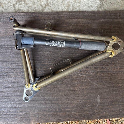 Brompton raw lacquer - lacquer, rear