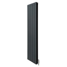 Radiateur en Aluminium & Kit Robinet Thermostatique Gris Anthracite 1800 x 395mm