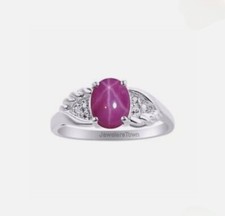 Bague en argent massif rose