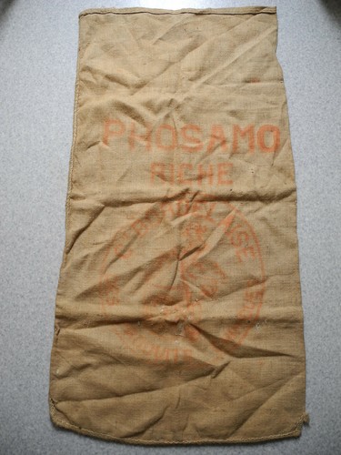 Sac toile jute ancien - sac,