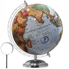 Jouet éducatif globe de 8 pouces pour enfants apprenant un support robuste/ob...