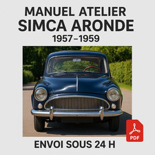 Manuel Atelier Simca Aronde