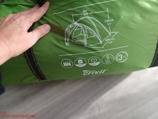 tente igloo neuve 4 personnes  toit crivit verte double toit 