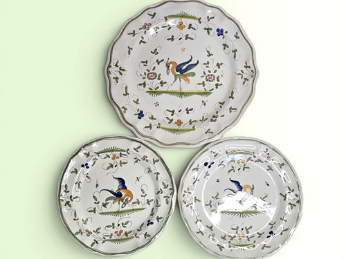 Set french faience - of, 3