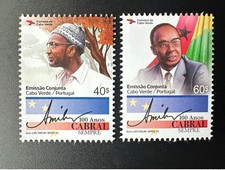 Cap Vert 2024 Mi. ? Emission Commune Amilcar Cabral Portugal drapeau flag