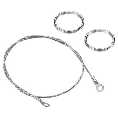 Inox lanière câble 2mmx50cm - inox,