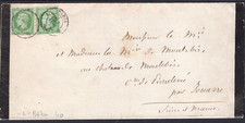 FRANCE EMPIRE 5c N° 20x2 SUR