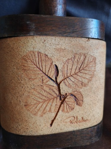 Lampe vintage signée leduc - r,