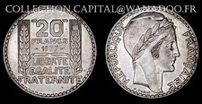 20 Francs Turin 1937 Superbe