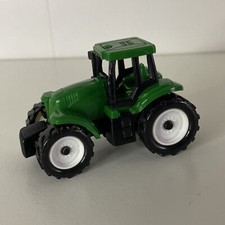 Tracteur Vert En Plastique Véhicule Agricole Miniature Jouet