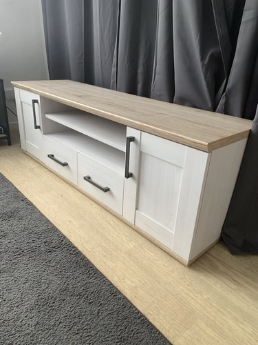 Meuble imitation pin et - tv,