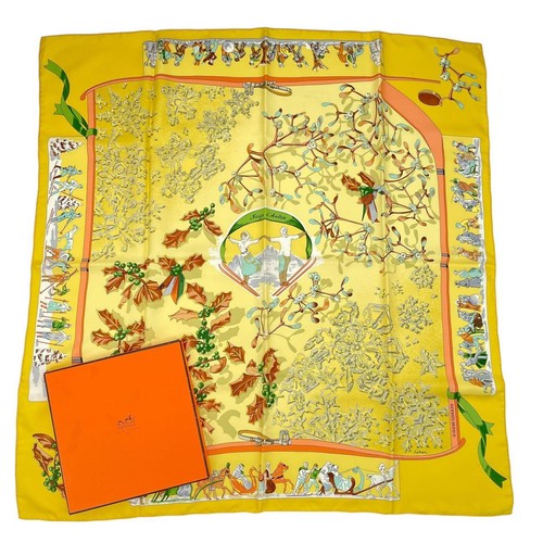Hermes carre silk scarf - hermes, 90