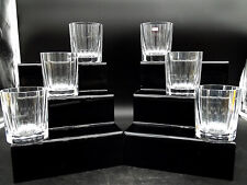 BACCARAT-SERVICE MONACO-6 VERRES A WHISKY  - GOBELETS