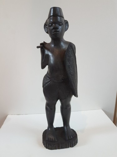 Statues africaines ébène - africaines, en