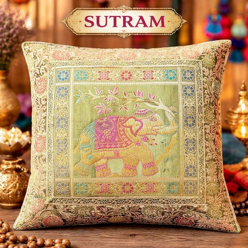 Housse coussin éléphant - housse, de