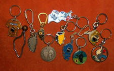 Porte-clés lot x 11 Thème CORSE Corsica Napoléon 1° Tête Maurte Dauphin