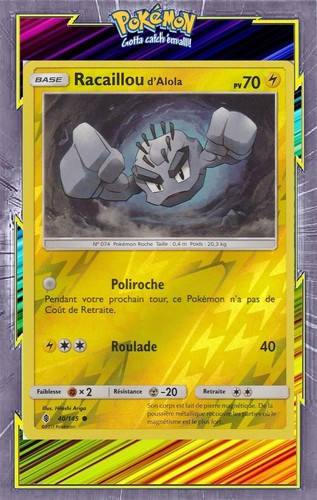 Racaillou alola reverse - d'alola,