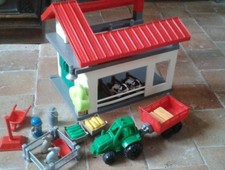 Ecoiffier ferme abrick jeu construction 