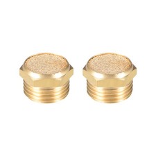 Laiton Pot échappement, 1/2"