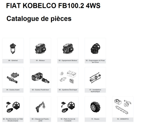 Fiat kobelco fb100 - kobelco, fb100.2