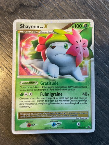 Carte pokemon shaymin - pokemon, niv
