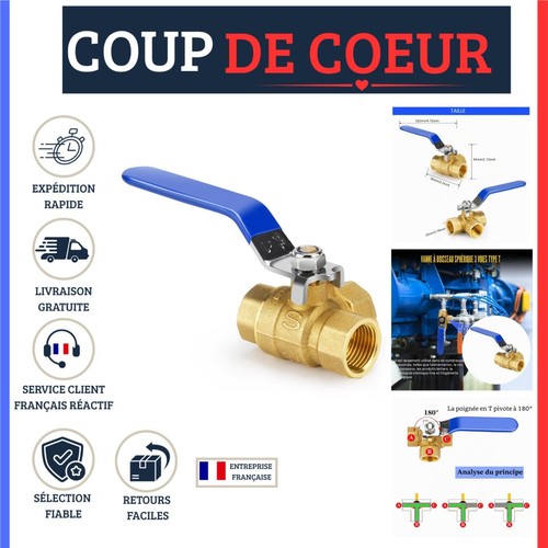 Robinet boisseau sphérique - à,
