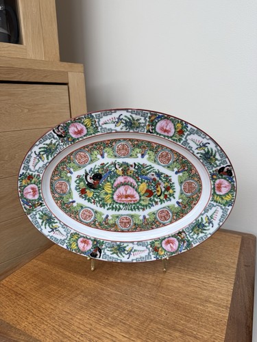 Grand plat oval porcelaine - porcelaine, de
