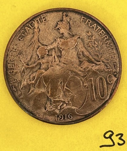 Centimes daniel dupuis 1916 - centimes,