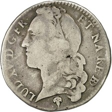 Monnaie, France, Louis XV, 1/2