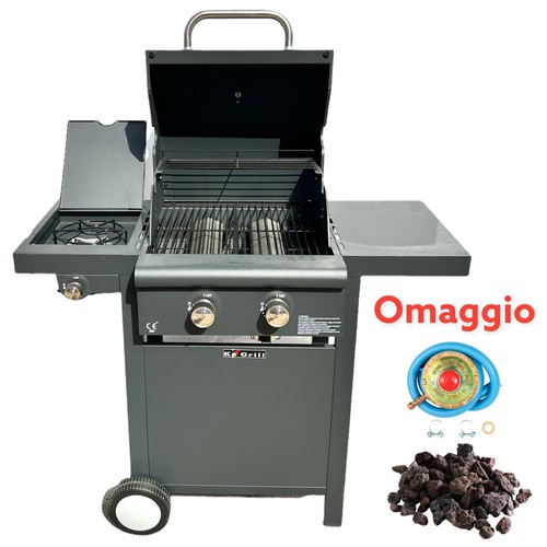 Barbecue gaz pierre - barbecue, lave