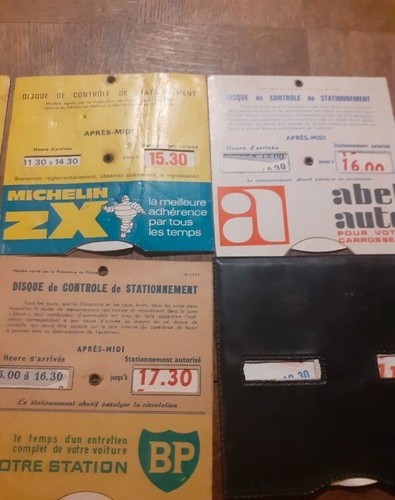 Disque horodateur vintage - disque, auto