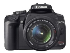 Appareil photo reflex numérique Canon EOS Kiss Digital X Kit double zoom noir...